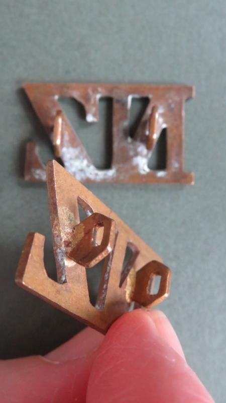 New Zealand Army 'WW1 N.Z.' Shoulder Titles — image 4