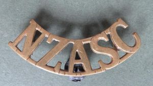 New Zealand Army 'New Zealand Army Service Corps' Shoulder Title