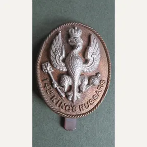 British Army Pre 1915 The 14th (King's) Hussars Cap Badge