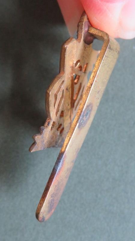 British Army Pre 1953 13th/18th Royal Hussars (Queen Mary's Own) Cap Badge — image 3