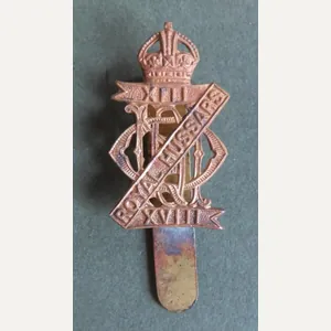 British Army Pre 1953 13th/18th Royal Hussars (Queen Mary's Own) …