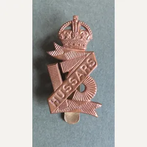 British Army 13th Hussars Cap Badge