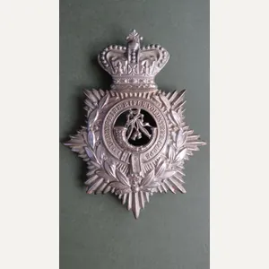 British Army 1881-1901 The 1st Derbyshire Rifle Volunteer Corps Helmet …