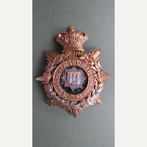 British Army 1881-1901- The East Surrey Regiment Officers Helmet Plate …