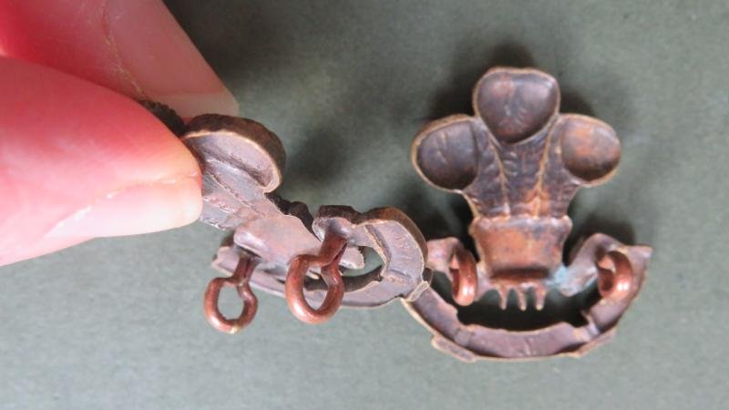 British Army The South Lancashire Regiment (Prince of Wales's Own) Officers Service Dress Collar Badges — image 3