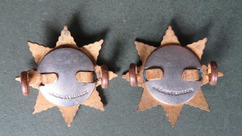 British Army The East Yorkshire Regiment (Duke of York's Own) Officers Dress Collar Badges — image 2