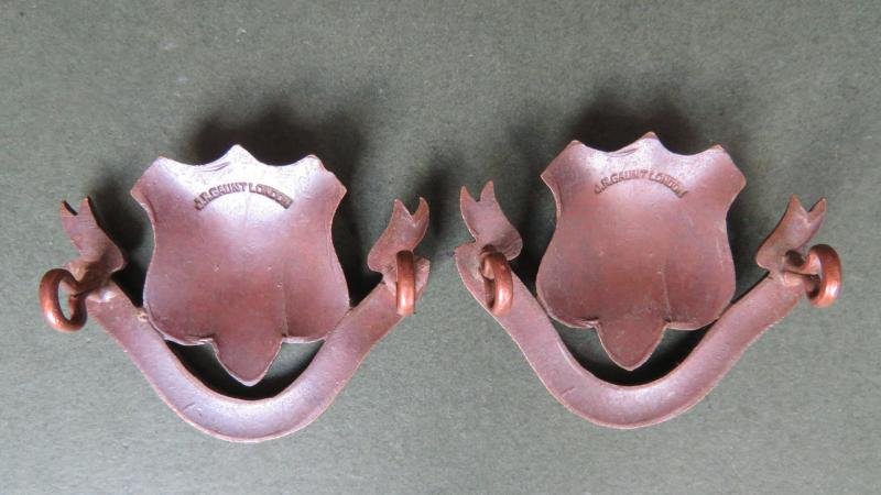 British Army The Loyal Regiment (North Lancashire) Officers Service Dress Collar Badges — image 2