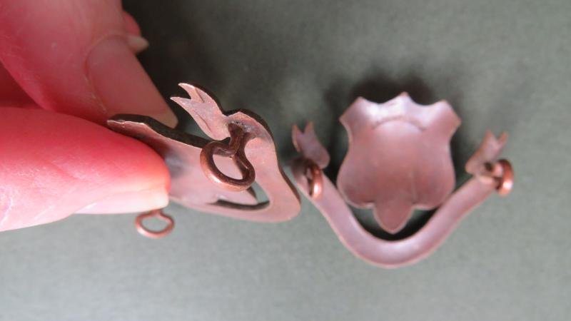 British Army The Loyal Regiment (North Lancashire) Officers Service Dress Collar Badges — image 4