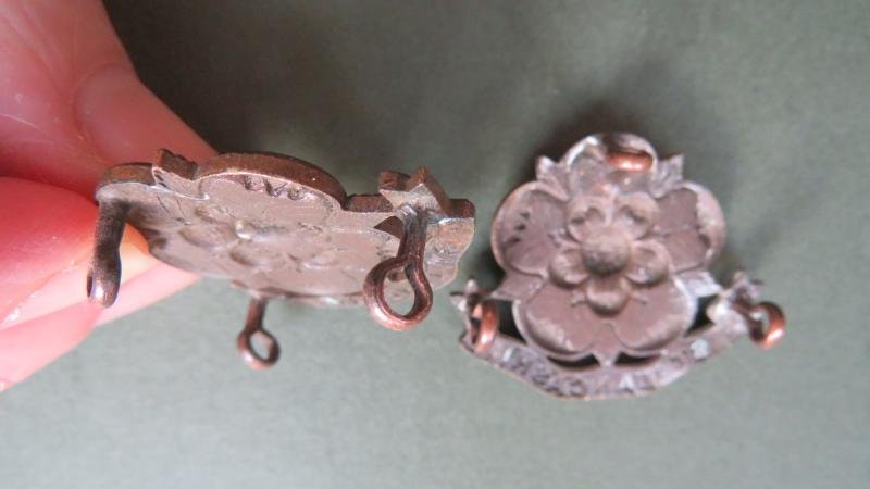 British Army The East Lancashire Regiment Officers Service Dress Collar Badges — image 4