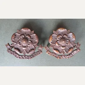British Army The East Lancashire Regiment Officers Service Dress Collar …