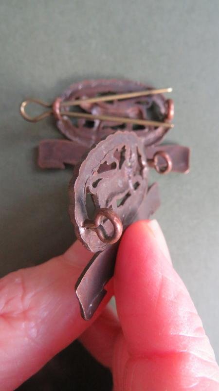 British Army The Leicestershire Regiment Officers Service Dress Collar Badges — image 4