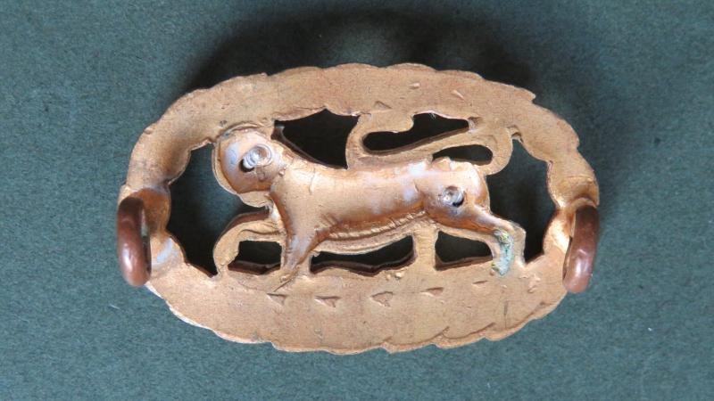 British Army The Leicestershire Regiment Officers Collar Badge — image 2