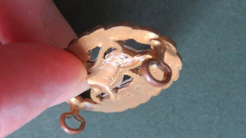 British Army The Leicestershire Regiment Officers Collar Badge — image 3