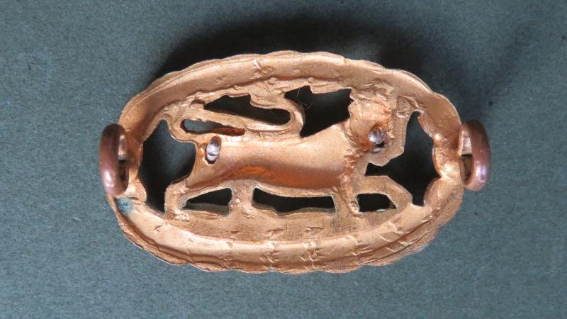 British Army The Leicestershire Regiment Officers Collar Badge — image 2