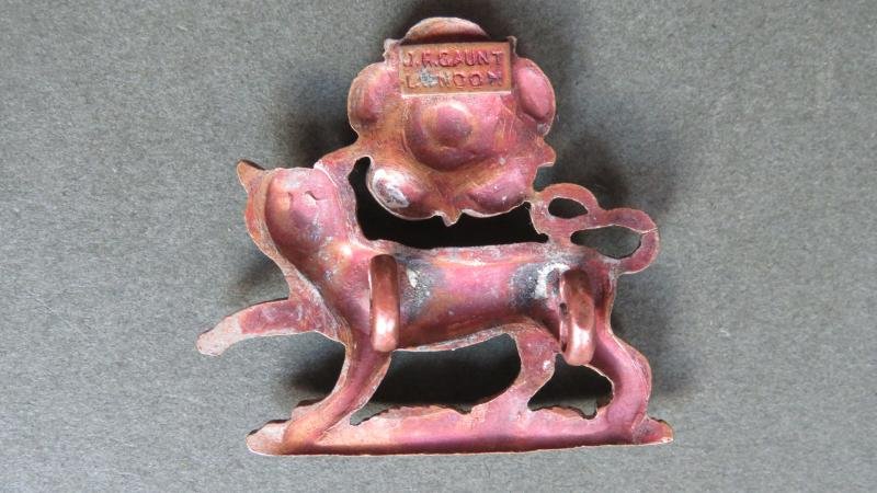 British Army The York and Lancaster Regiment Officers Service Dress Collar Badge — image 2