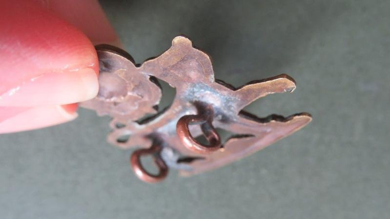 British Army The York and Lancaster Regiment Officers Service Dress Collar Badge — image 3