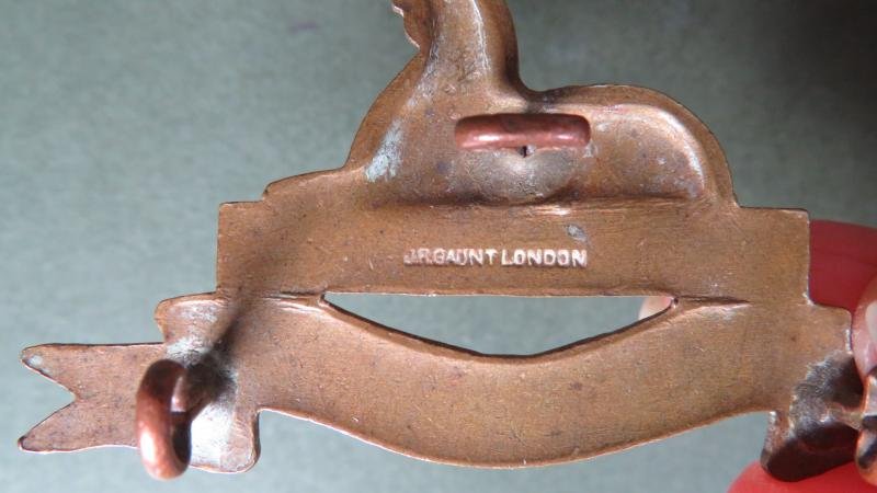 British Army The Lincolnshire Regiment Pre 1946 Pattern Officers' KD Drill Uniform Collar Badge — image 4