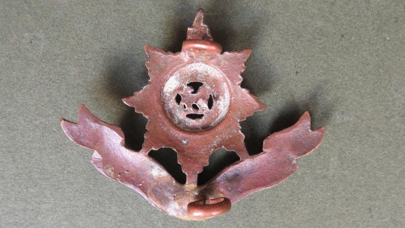 British Army The Worcestershire Regiment Pre 1923 Pattern Officers Service Dress Collar Badge — image 2