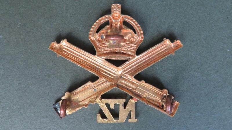 New Zealand Army 'Machine Gun Corps' Cap Badge — image 2