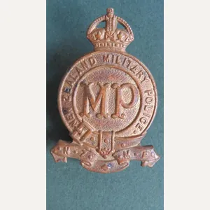 New Zealand Army Pre 1946 'New Zealand Military Police' Cap …