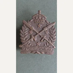 New Zealand Army Pre 1953 'Cadet Corps' Cap Badge