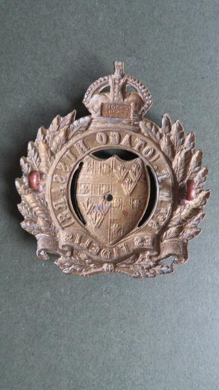 New Zealand Army WW1 Period The '5th Mounted Rifles (Otago Hussars)' Cap Badge — image 2