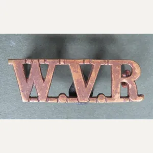 British Army W.V.R. (Women's Volunteer Reserve) Shoulder Title