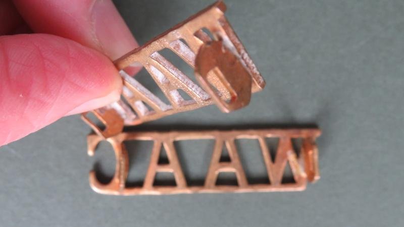 British Army W.A.A.C. (Women's Army Auxiliary Corps) Shoulder Titles — image 3