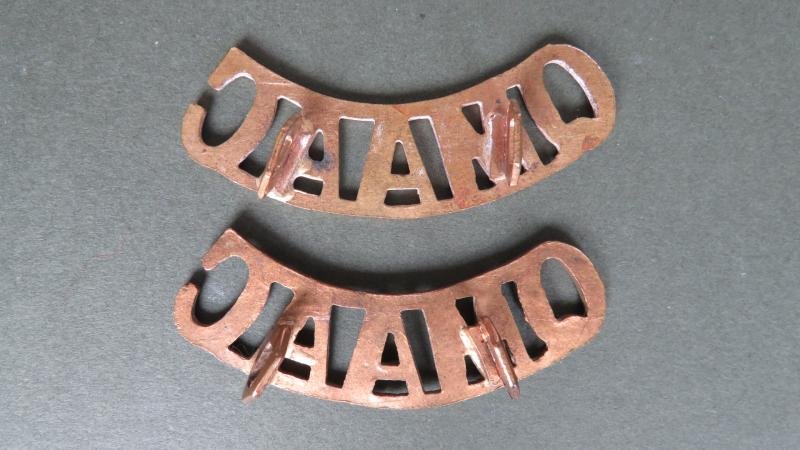 British Army Q.M.A.A.C. (Queen Mary's Army Auxiliary Corps) Shoulder Titles — image 2