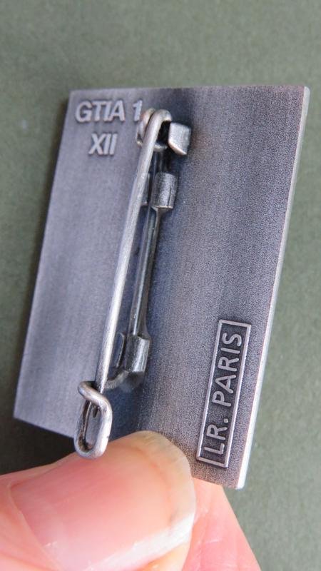 France Foreign Legion 2° Régiment Etranger d'Infanterie, LICORNE XII, G.T.I.A. 1 Pocket Crest — image 3