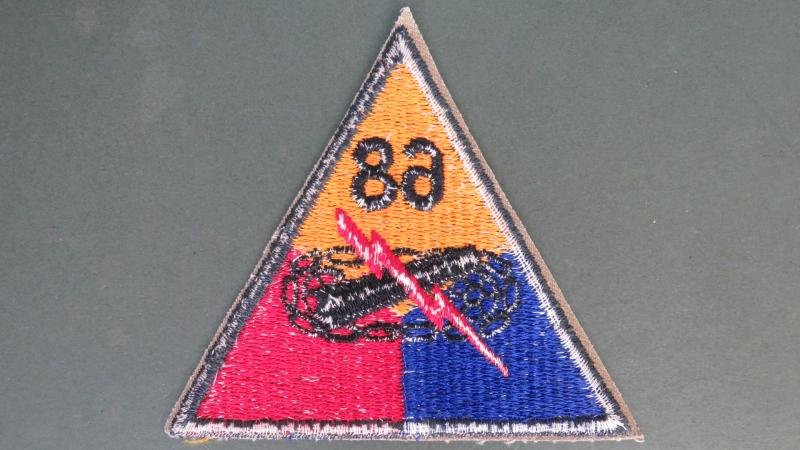 USA Army WW2/1950's 68th Armoured Regiment Arm Patch — image 2