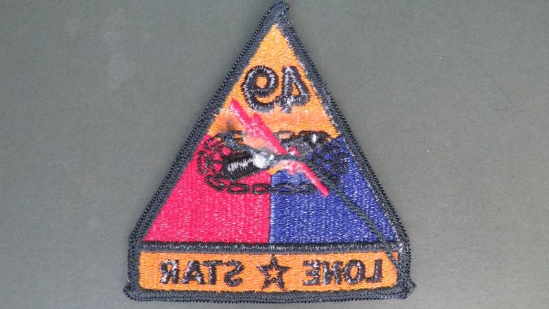 USA Army 1980's 49th Armoured Division 'Lone Star' Arm Patch — image 2