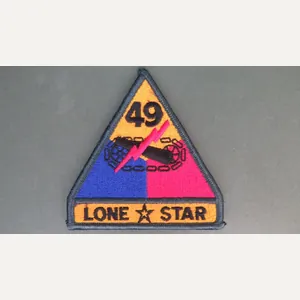 USA Army 1980's 49th Armoured Division 'Lone Star' Arm Patch