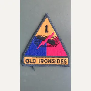 USA Army 1980's 1st Armoured Division 'OLD IRONSIDE' Shoulder Division …