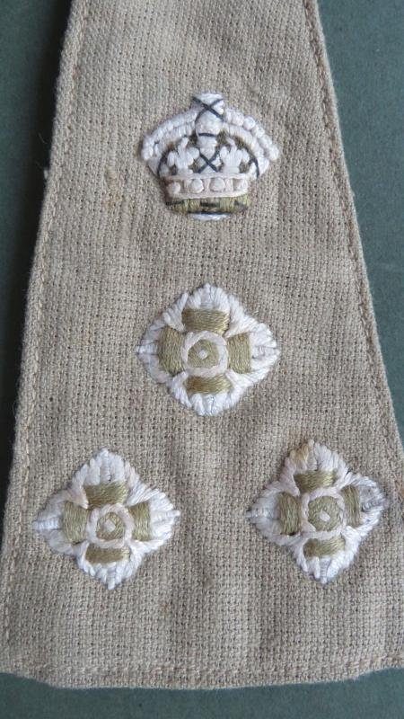 British Army WW2 Period Brigadier's Tropical Shirt Shoulder Strap — image 2