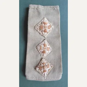 British Army WW2 Period Captain's Tropical Shirt Rank Slide