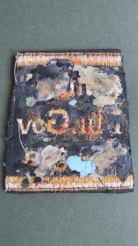 British Forces Civilian Military Government Officer Slip On Shoulder Title — image 2