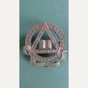 Canada Army Mount Allison University Contingent (C.O.T.C.) Cap Badge