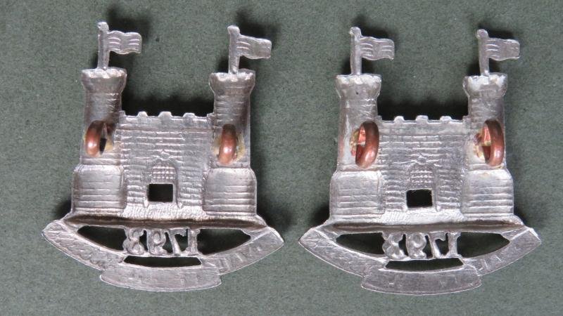 British Army Duke of York's Loyal Own Suffolk Yeomanry Collar Badges — image 2