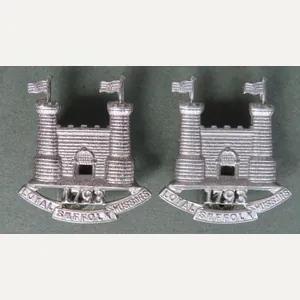 British Army Duke of York's Loyal Own Suffolk Yeomanry Collar …