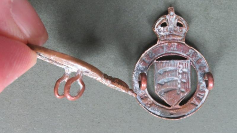 British Army The Essex Yeomanry (Dragoons) 1905-1909 Collar Badges — image 3