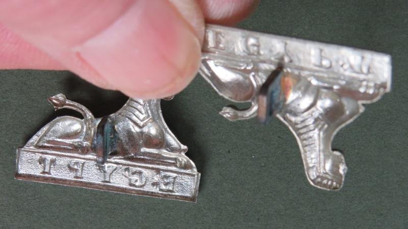 British Army The Gloucestershire Regiment Post 1898 Collar Badges — image 3