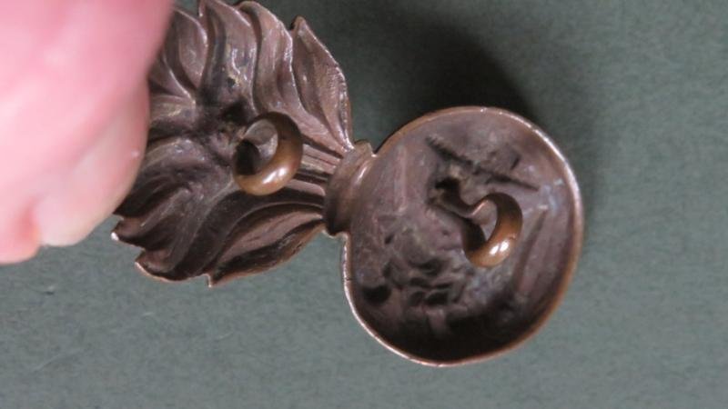 British Army Pre 1900 The Royal Irish Fusiliers (Princess Victoria's) Collar Badge — image 3