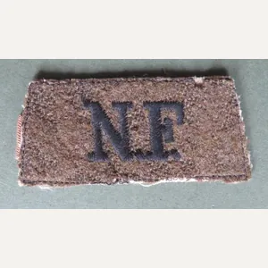 British Army WW2 The 'Northumberland Fusiliers' Slip on Shoulder Title