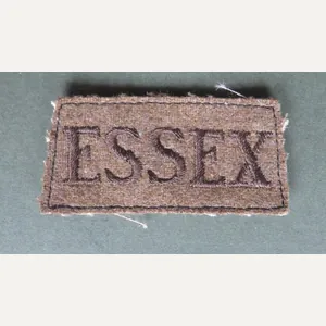 British Army WW2 The 'Essex Regiment' Slip on Shoulder Title