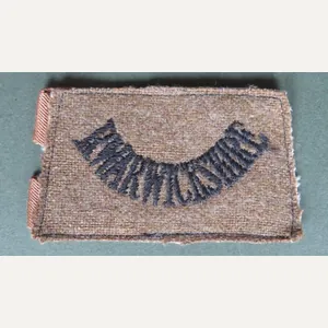 British Army WW2 The 'Royal Warwickshire Regiment' Slip on Shoulder …