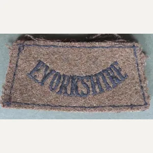 British Army WW2 The 'East Yorkshire Regiment' Slip on Shoulder …