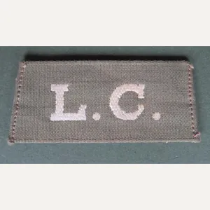 British Army WW1 The 'Labour Corps' Slip on Shoulder Title