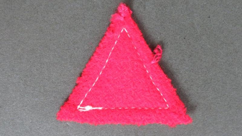 British Army Post WW2 1st Infantry Division Formation Sign — image 2