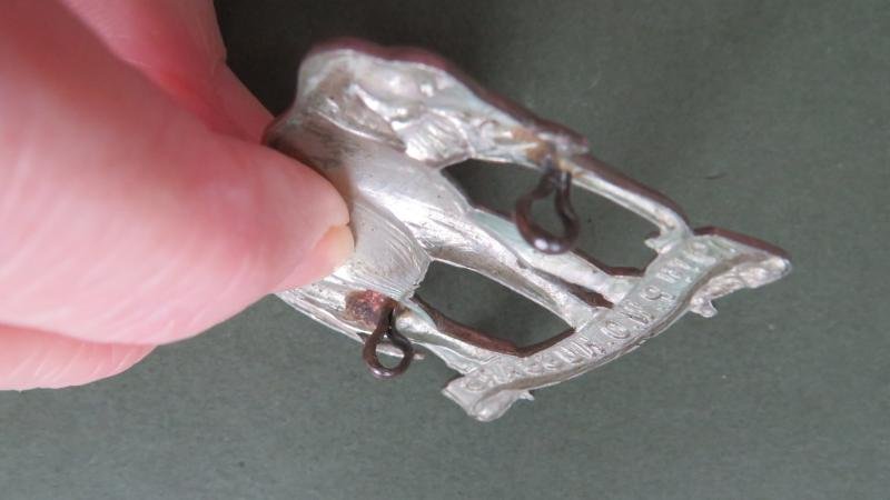 British Army Pre 1902 19th (Alexandra, Princess of Wales's Own) Hussars Cap Badge — image 3